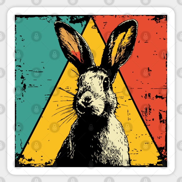 Speedy Hare Pop Art | Cute Rabbit for Kids Sticker by TuncGK